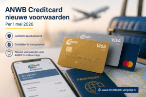ANWB Creditcard krijgt nieuwe voorwaarden per 1 mei 2026
