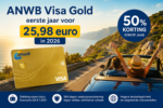 ANWB Visa Gold eerste jaar voor 25,98 euro in 2026
