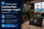 Amex past Centurion Lounge-regels aan vanaf 8 juli 2026