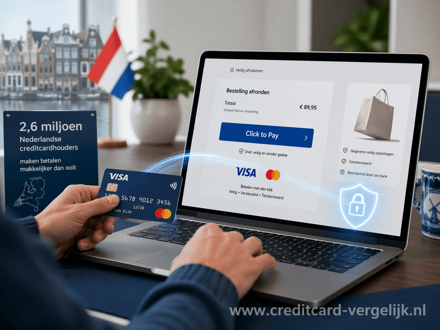 Click to Pay komt naar 2,6 miljoen Nederlandse creditcardhouders