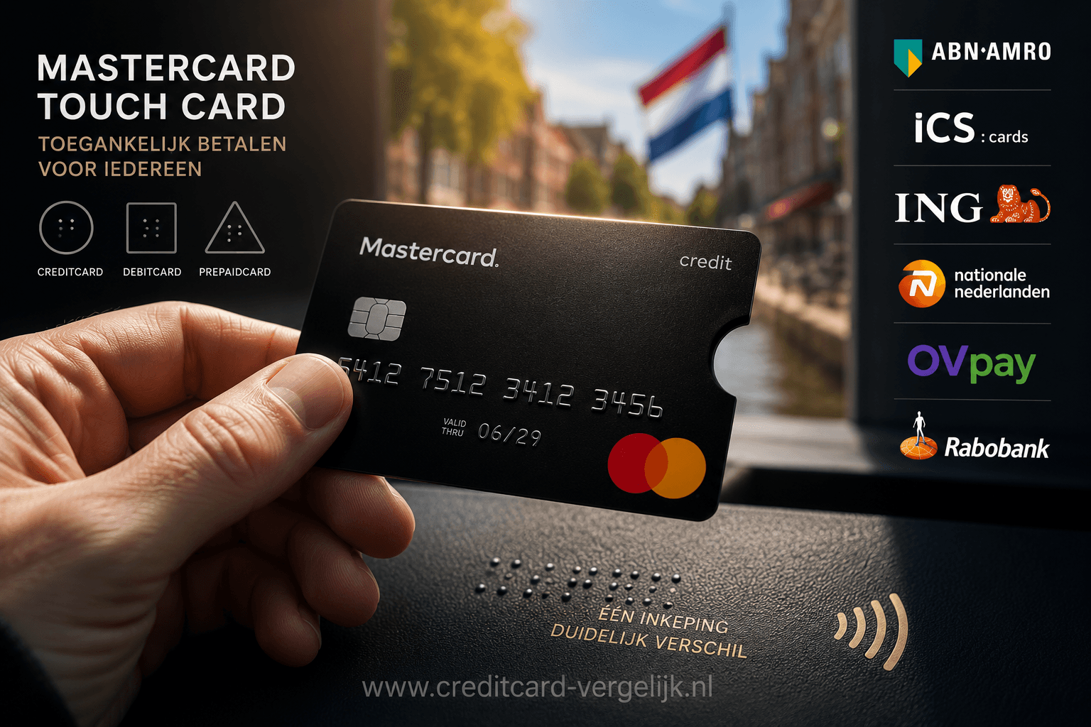 Mastercard Touch Card breidt uit naar zes Nederlandse banken