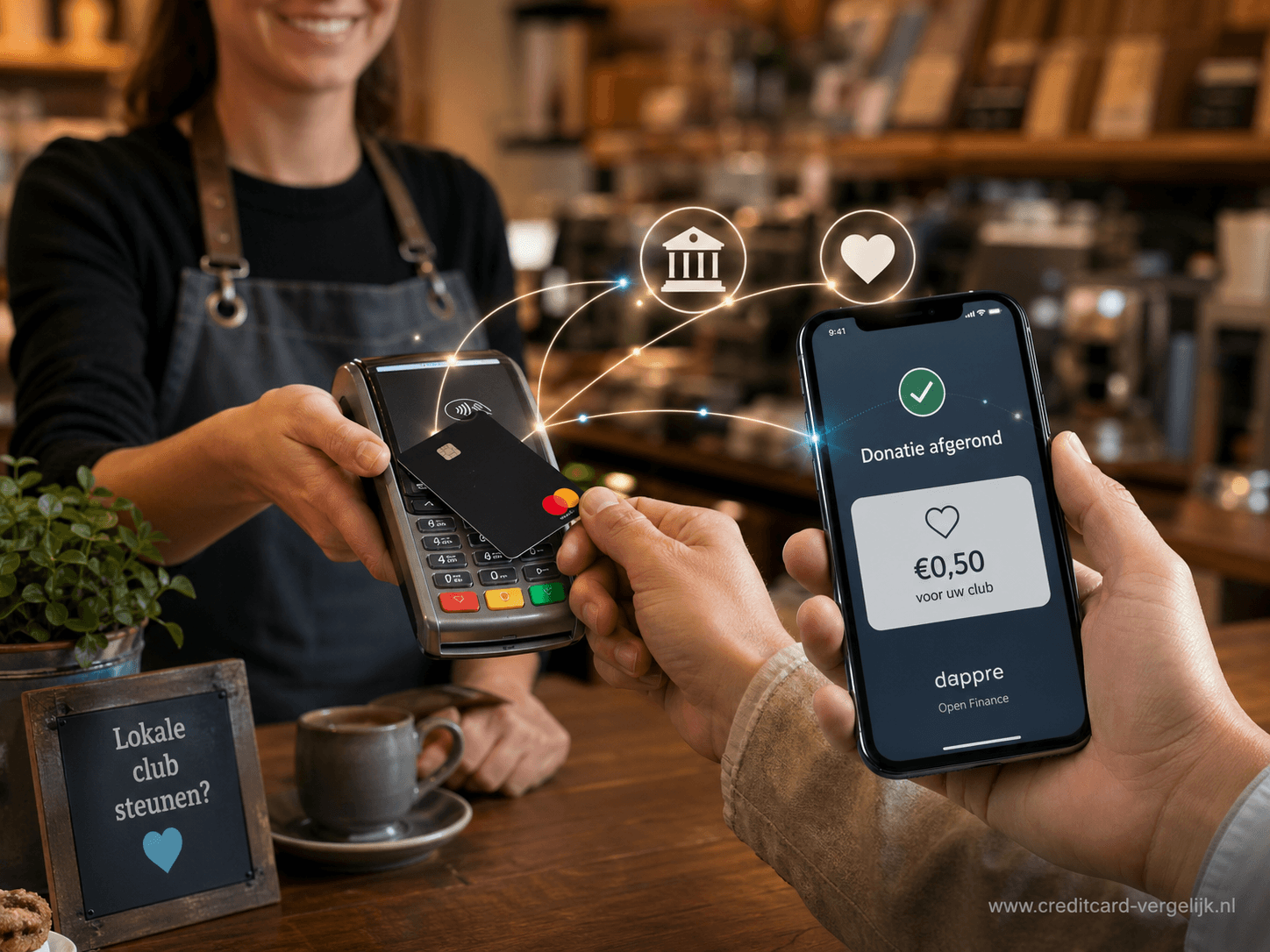 Mastercard en Dappre koppelen creditcardbetalingen aan automatische donaties