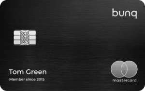 Bunq Metal Mastercard 22 Metal Card Front
