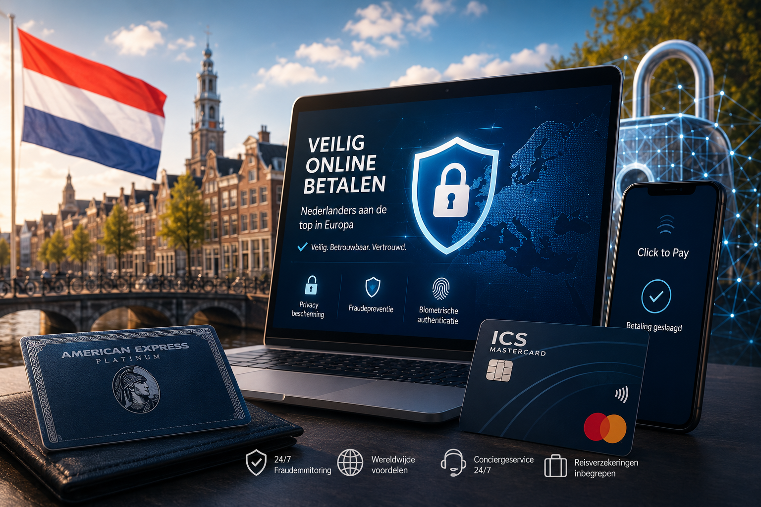 Nederlanders voeren Europa aan in veilig online betalen