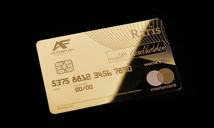 The Royal Mint brengt massief gouden creditcard op de markt