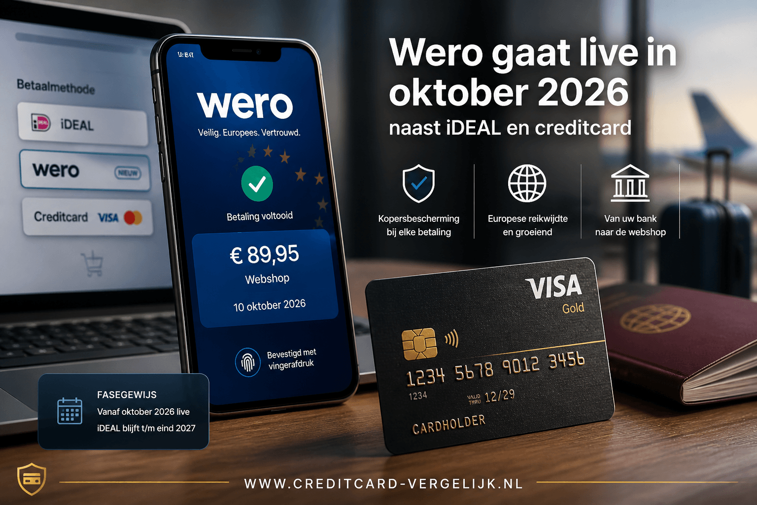 Wero gaat live in oktober 2026 naast iDEAL en creditcard