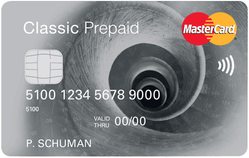 Mastercard Classic Prepaid Creditcard